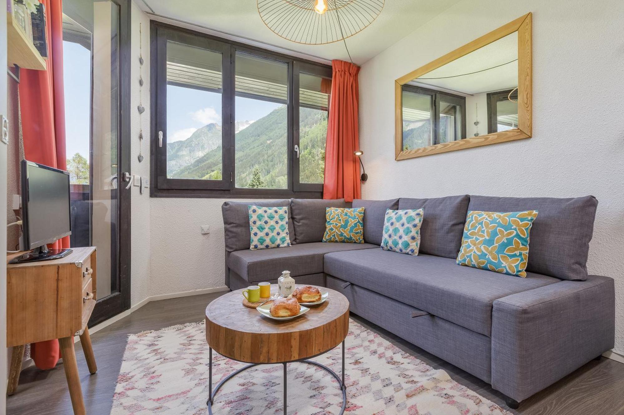 Chamonix Sud - Chamois Blanc 512 - Happy Rentals Exteriör bild